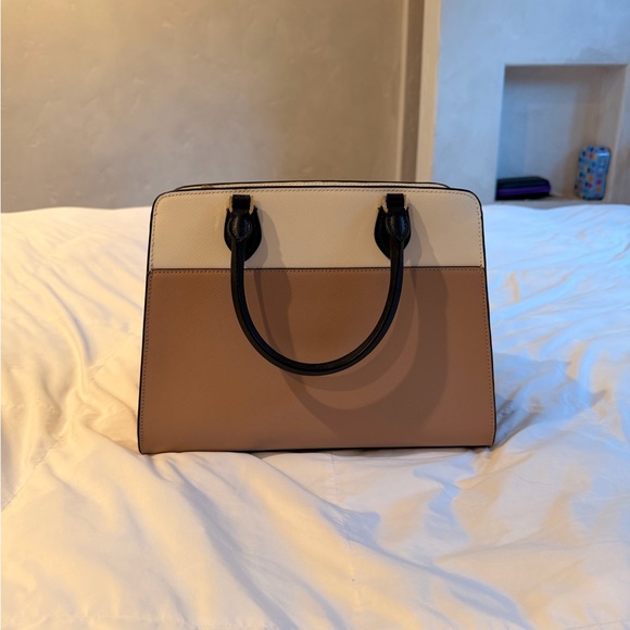Kate Spade Tan and Cream Satchel